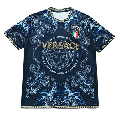 Koszulka Versace X Włochy niebieska | Special Edition